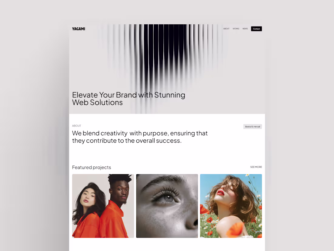 Cover image for Yagami - A design agency studio