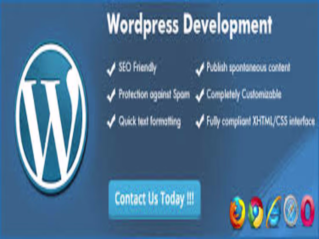 Cover image for wordpress web developer.