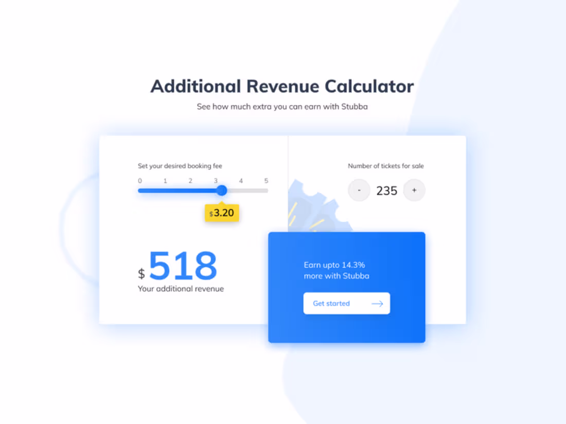 Cover image for A revenue calculator for Stubba