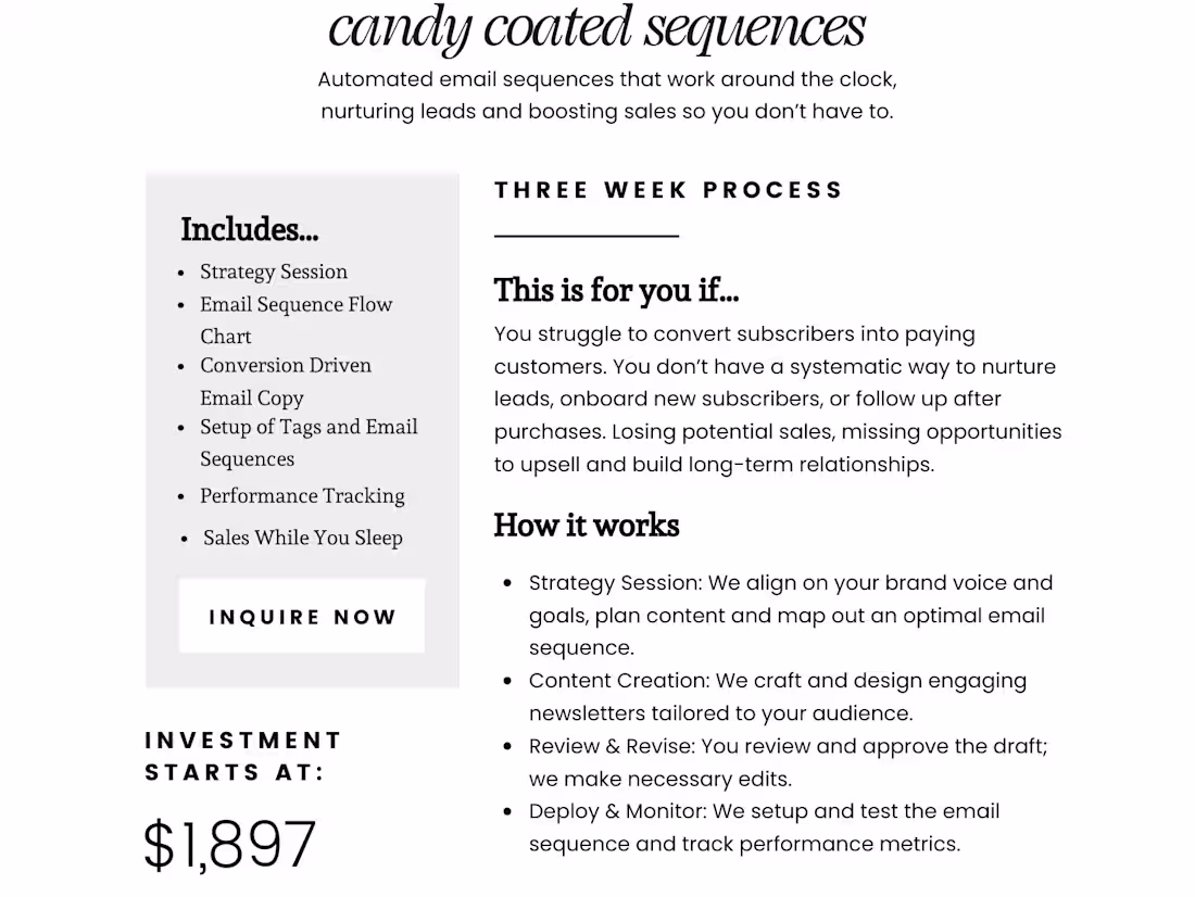 Cover image for Email Sequence (Automated Email Flows)