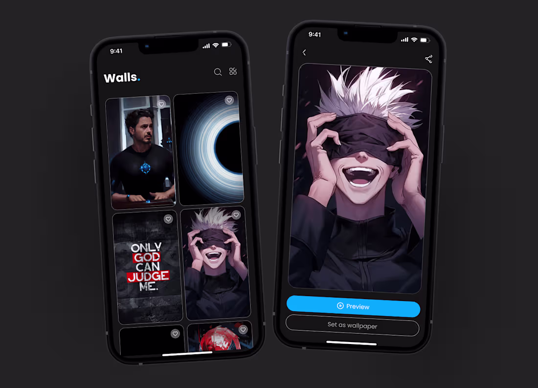 Cover image for Walls. - Wallpaper App