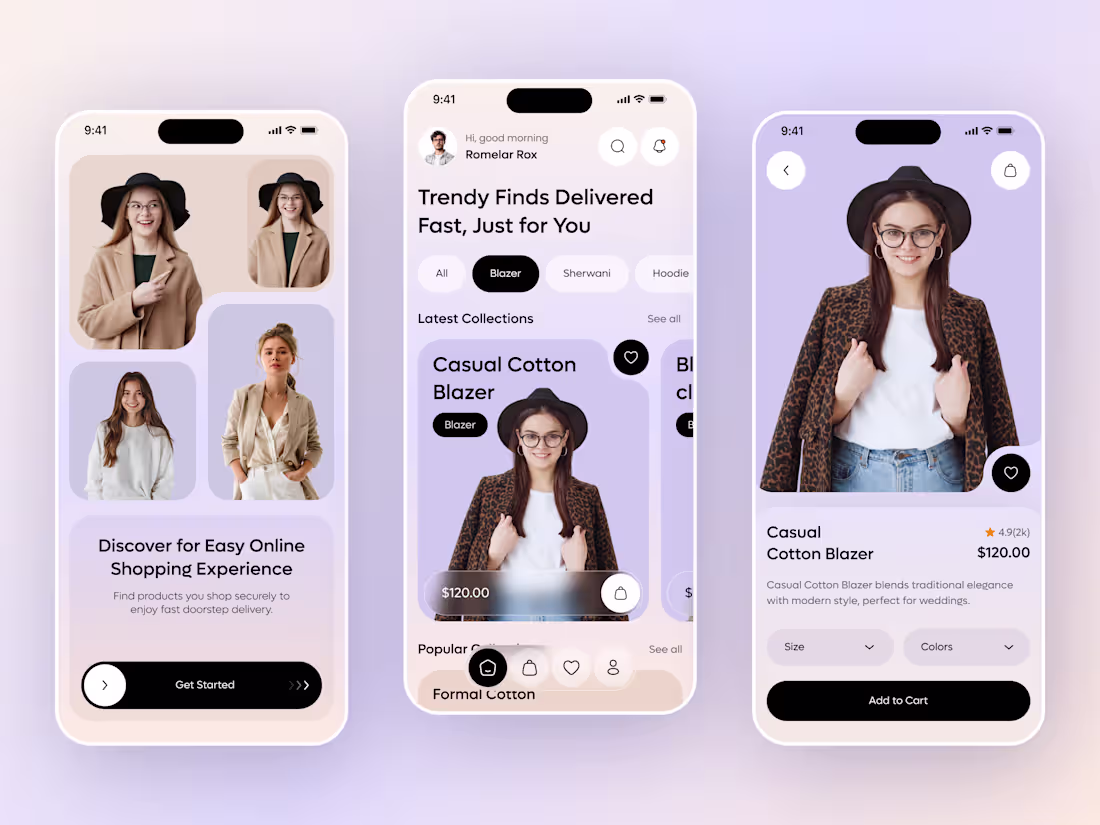 Cover image for E commerce Fashion App Design