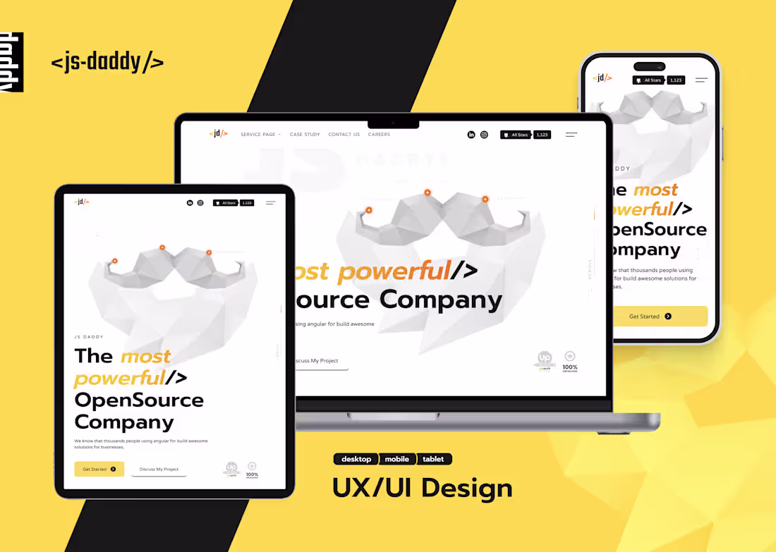 Cover image for JSDaddy re-design