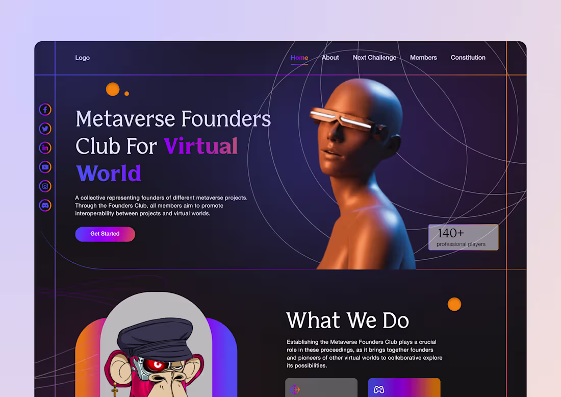 Cover image for Meterverse Landing Page