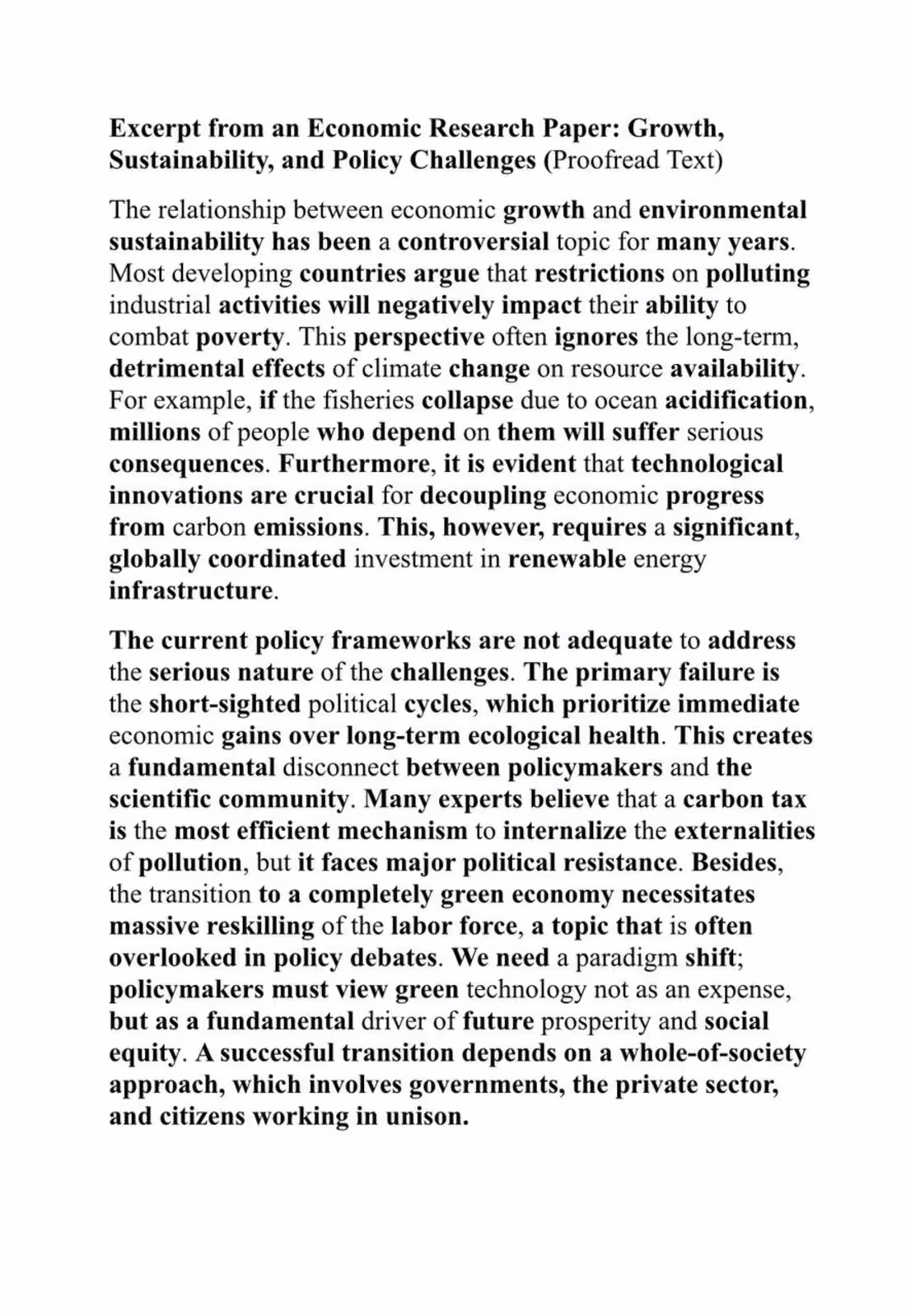 Cover image for Academic & Research Proofreading Sample A meticulous copyedi...