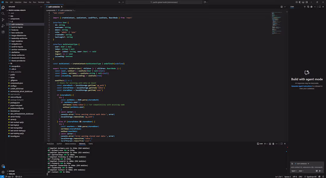 Cover image for 🌍 Pacific Global Health — Site Rebuild & UX Pacific Global ...