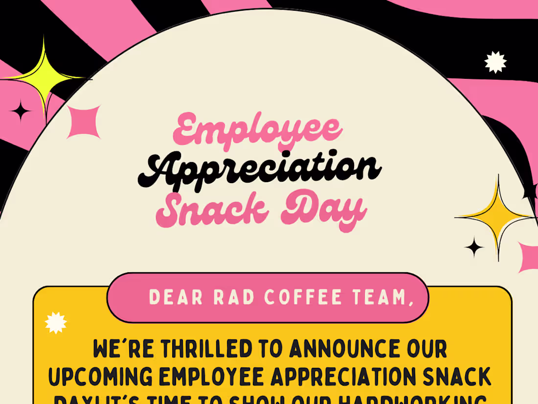 Cover image for Invitation Design for an Employee Event