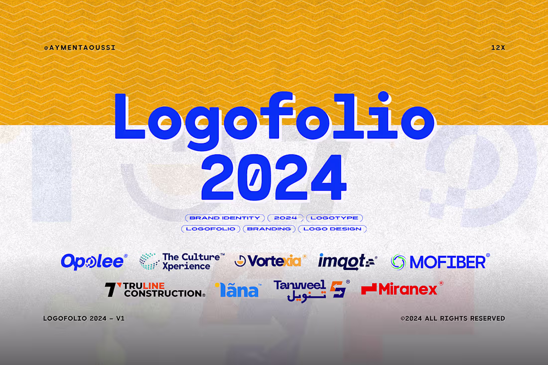 Cover image for Logofolio 2024 - Logos & Marks Vol. 01
