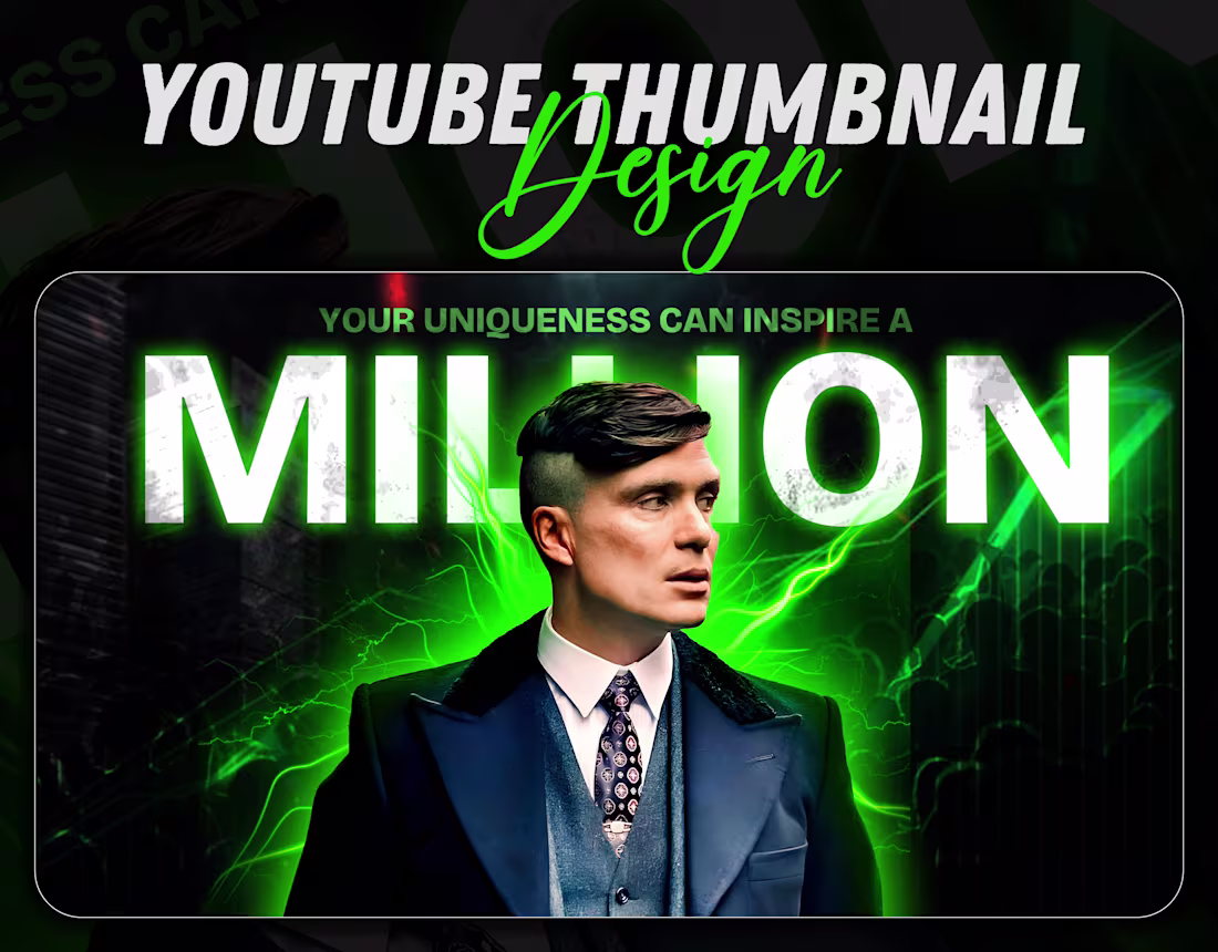 Cover image for Motivational YouTube Thumbnail Design.