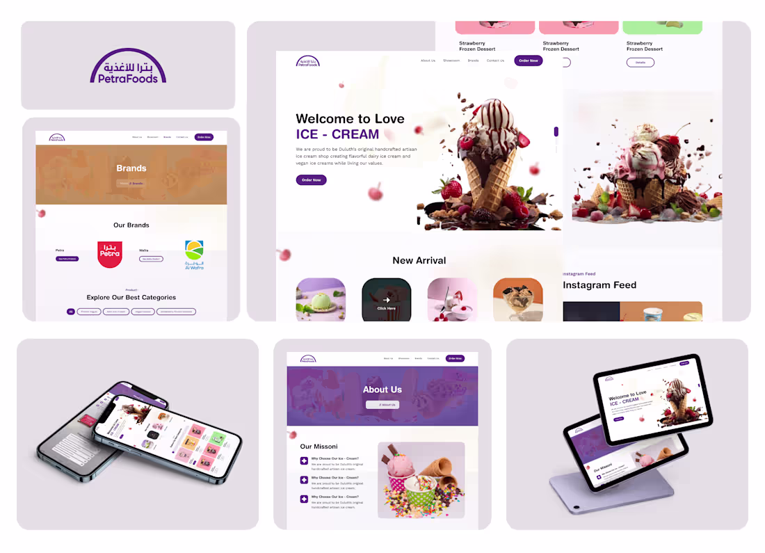 Cover image for Petra Food Website Design and Development