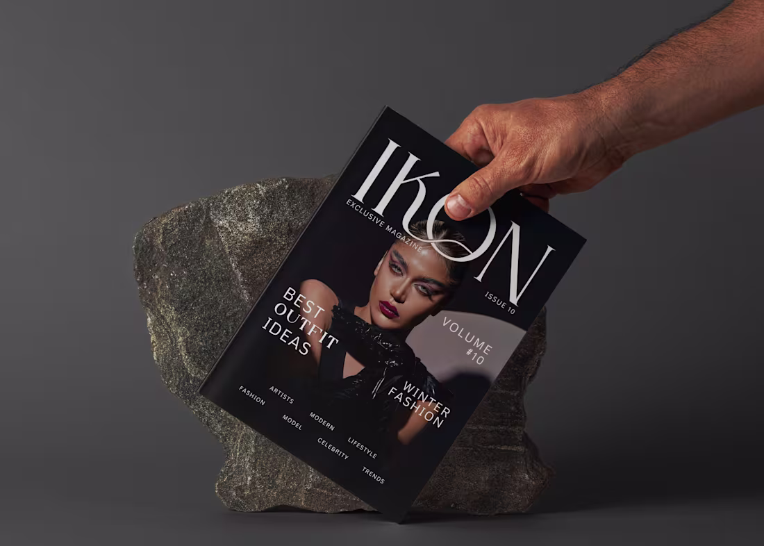 Cover image for IKON- Elevating Fashion, Immortalizing Style / Magazine :: Beha…