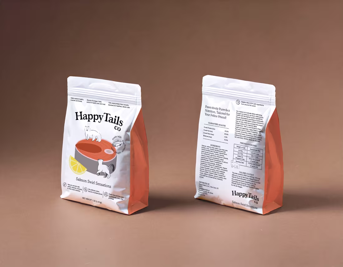 Cover image for Happy Tails Brand Identity and Packaging