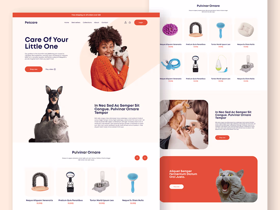 Cover image for Zanipet : Pet Accessories E-commerce Website