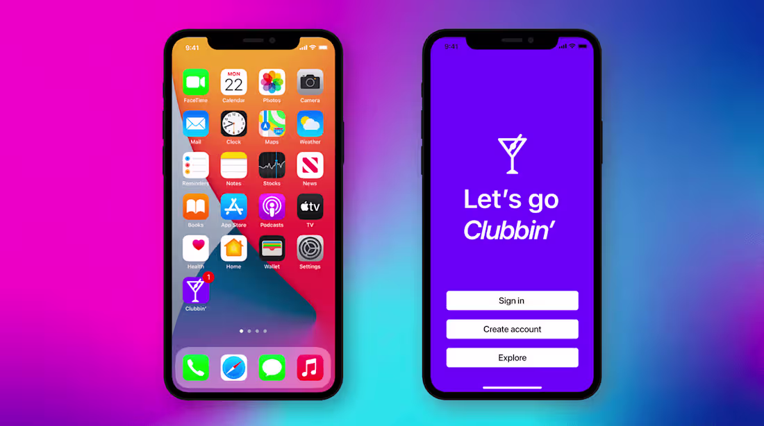 Cover image for Clubbin' app