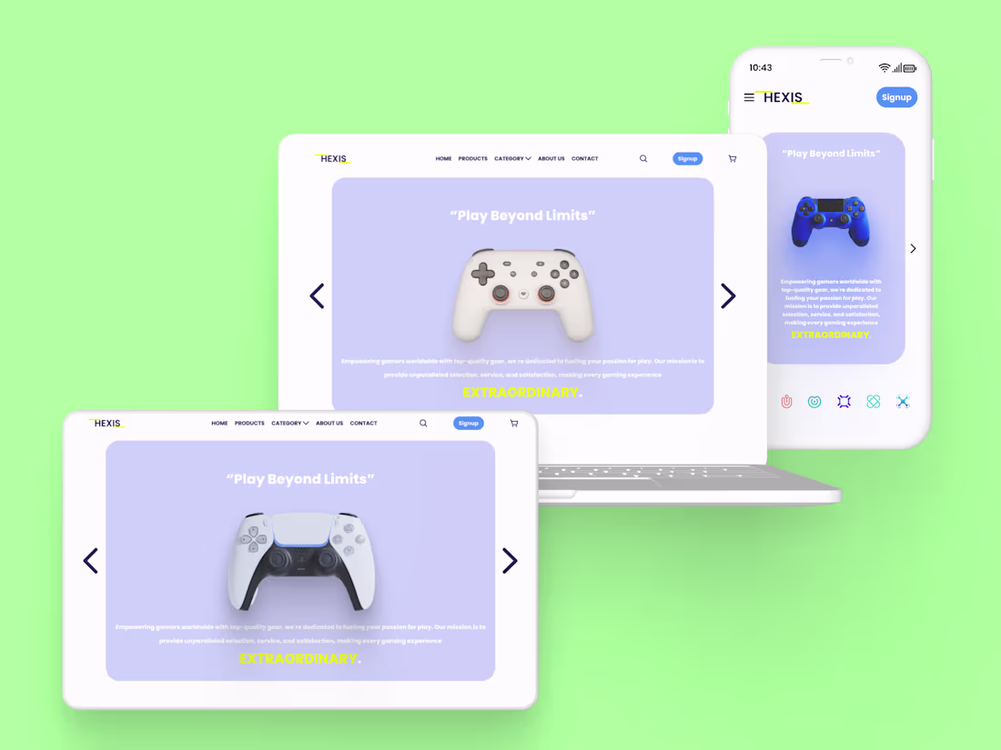 Cover image for E-Commerce Responsive Website