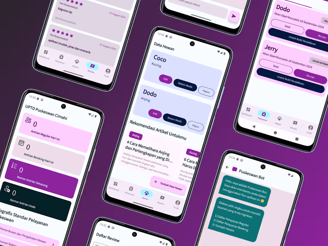 Cover image for Puskeswan - Animal Health Checkup Service Registration App