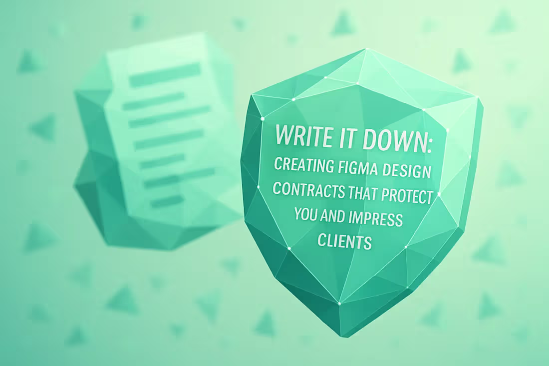 Cover image for Write It Down: Creating Figma Design Contracts That Protect You and Impress Clients