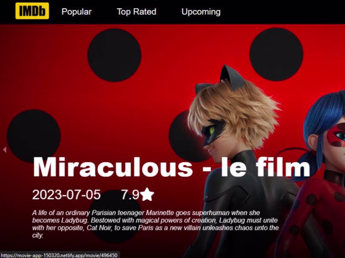 Cover image for Movie App