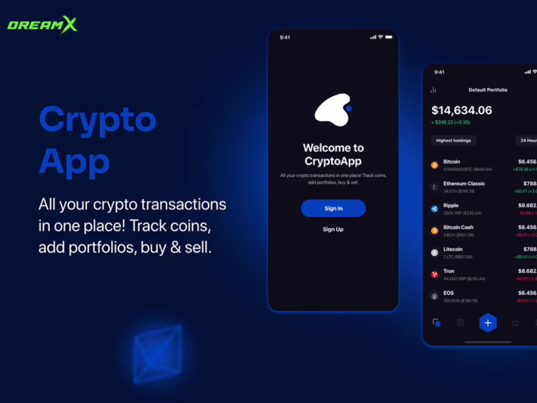 Cover image for Crypto Mobile App Design
