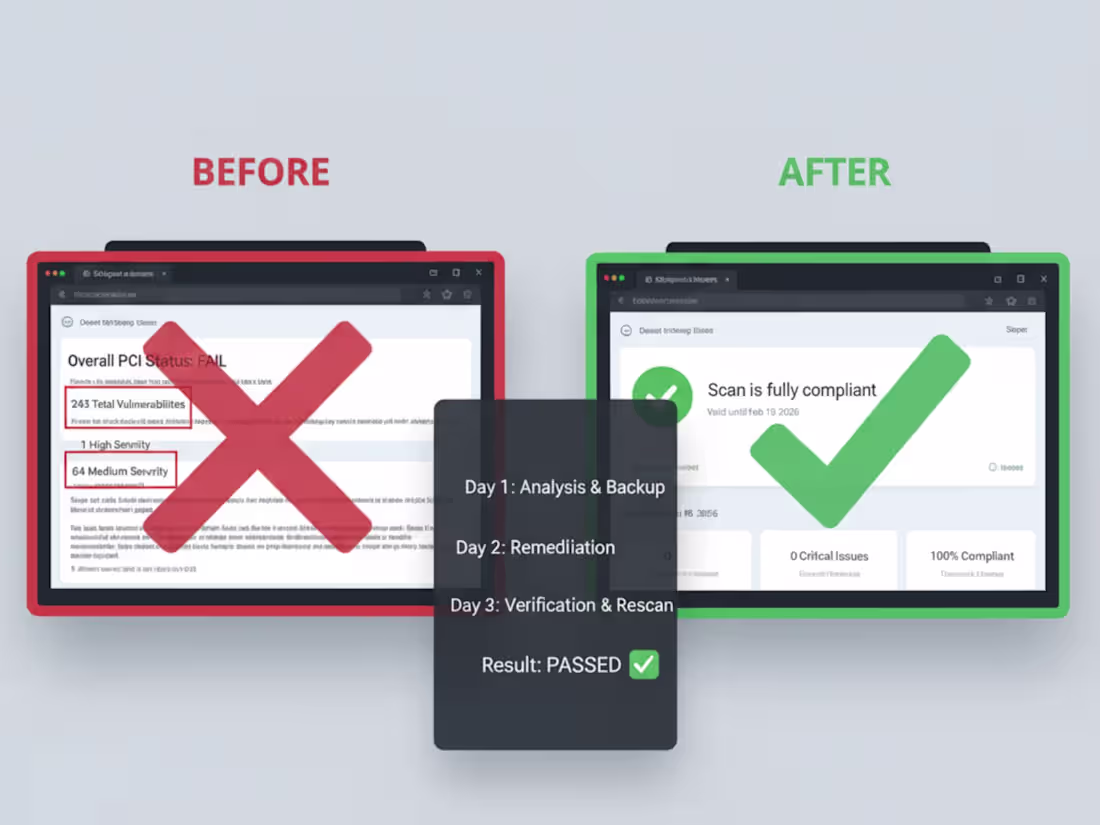 Cover image for PCI DSS Compliance Remediation & Server Security Hardening