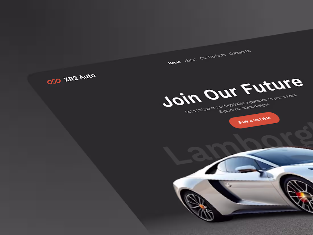 Cover image for XR2 AUTO WEBSITE