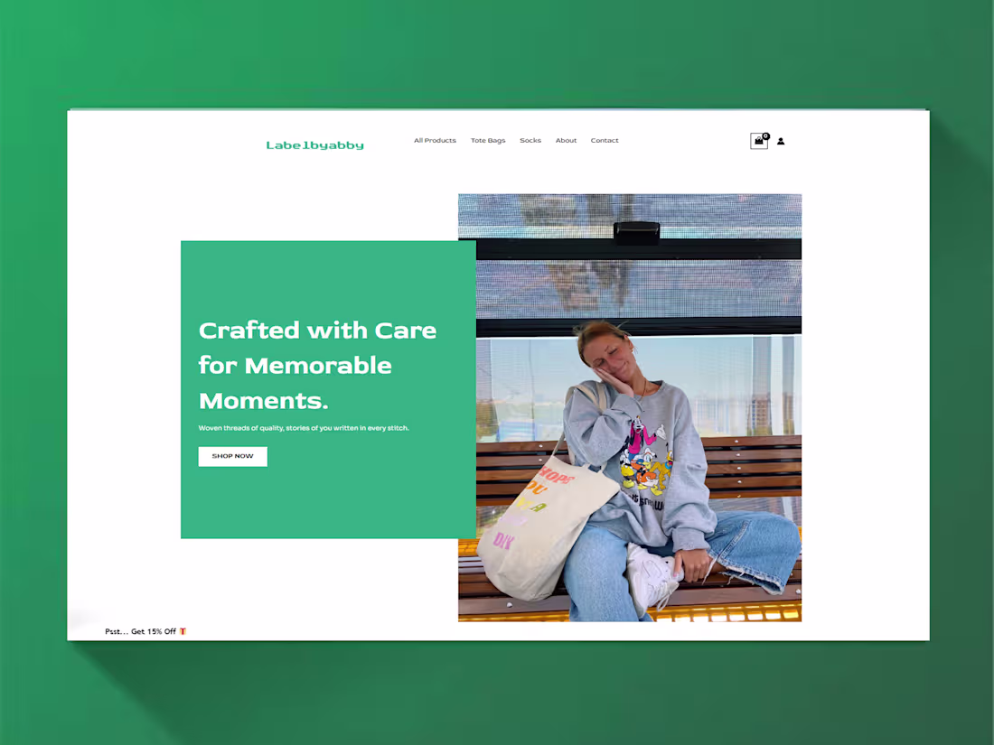 Cover image for LabelbyAbby E-Commerce Website