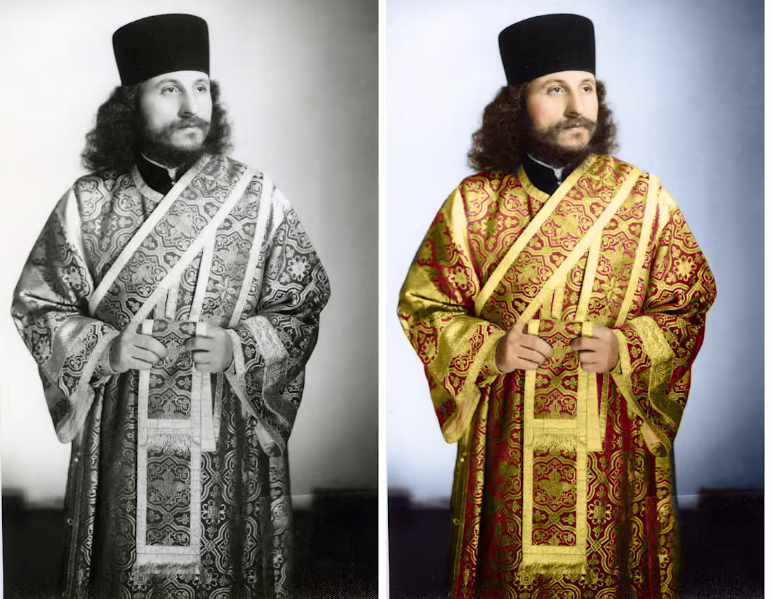 Cover image for Coloring an old photograph