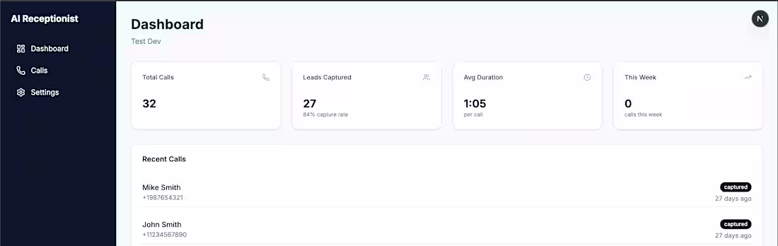 Cover image for An intelligent AI-powered voice receptionist