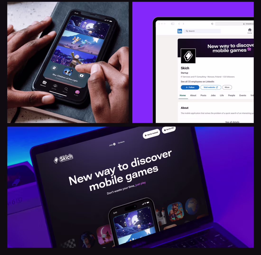 Cover image for Skich — New Way to Discover Games