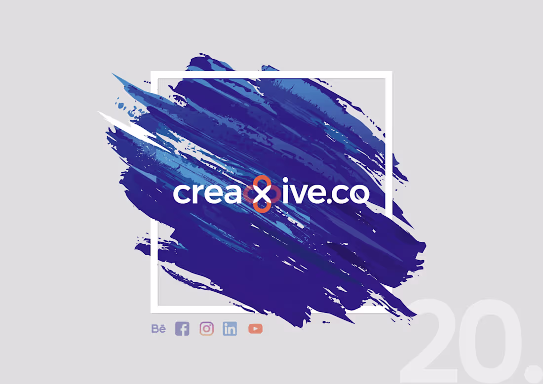 Cover image for CREA8IVE.CO | BRANDING | LOGO | PRESENTATION DESIGN