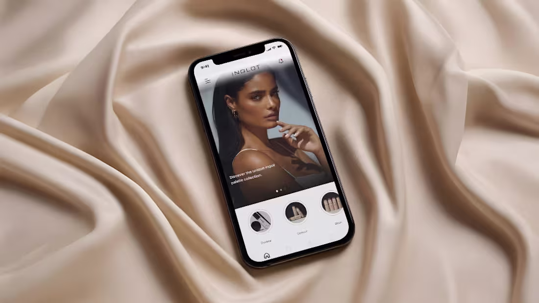 Cover image for Inglot E-commerce App UI Design for Mexico Expansion