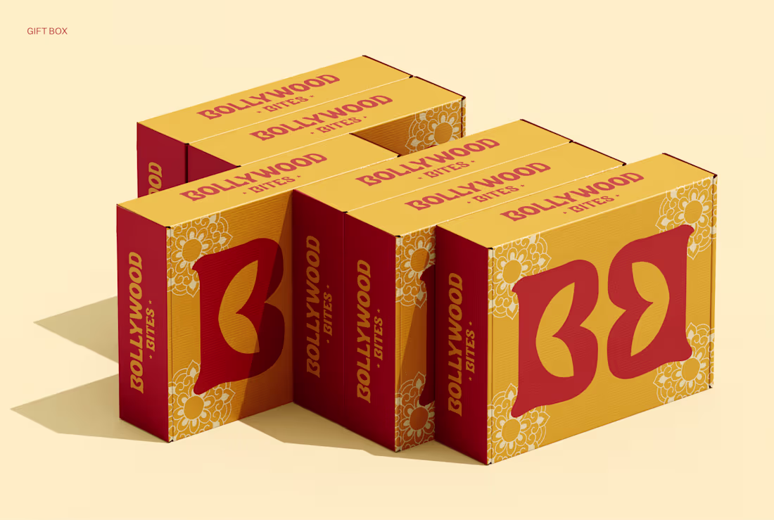 Cover image for Bollywood Bites - Brand Identity Design