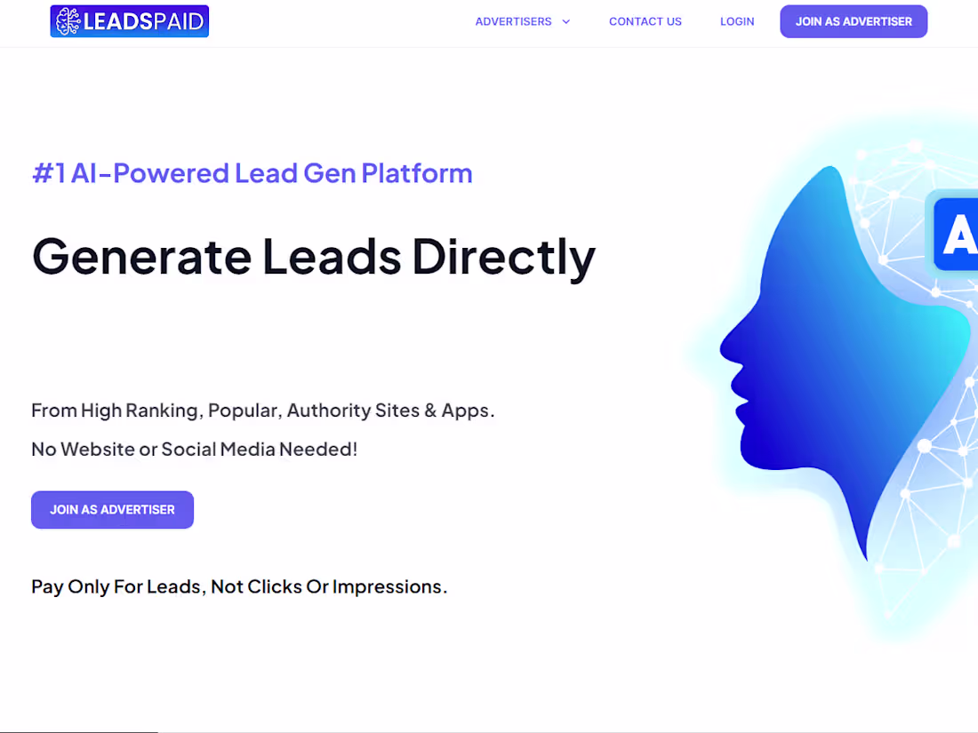 Cover image for #1 AI-Powered Lead Gen Platform | LeadsPaid.com