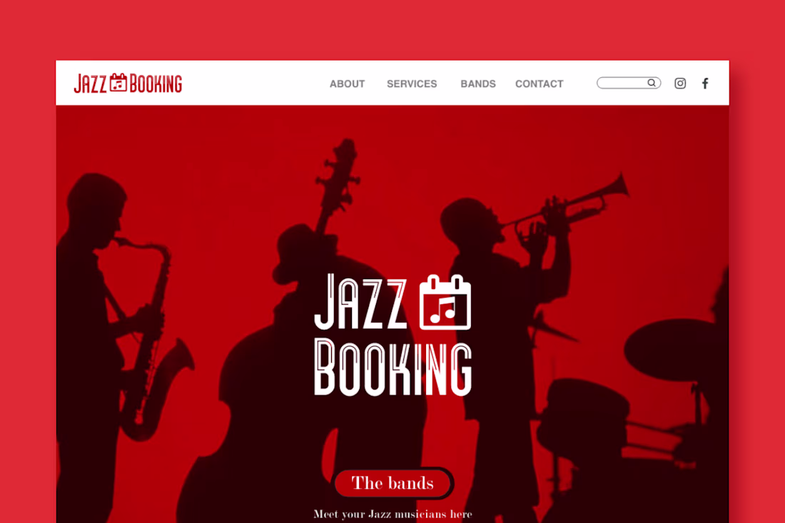 Cover image for Jazz Booking Website