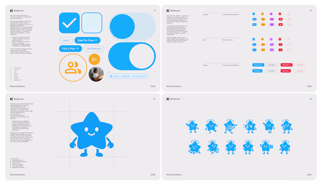 Cover image for KindScores - Mobile Kids App Branding Showcase
