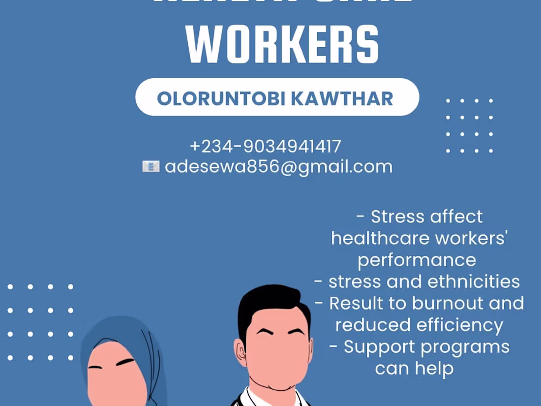 Cover image for DOES STRESS NEGATIVELY AFFECT PERFORMANCE OF HEALTH CARE WORKERS