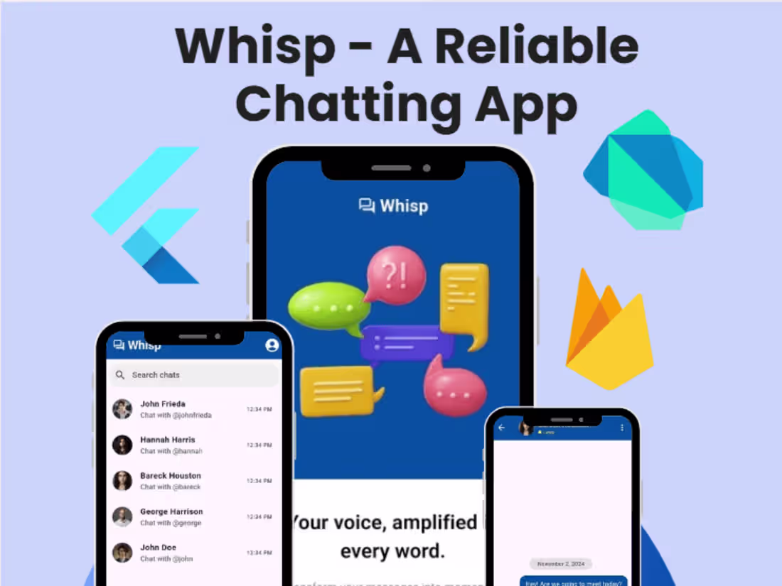 Cover image for Whisp - A Reliable Chatting Application