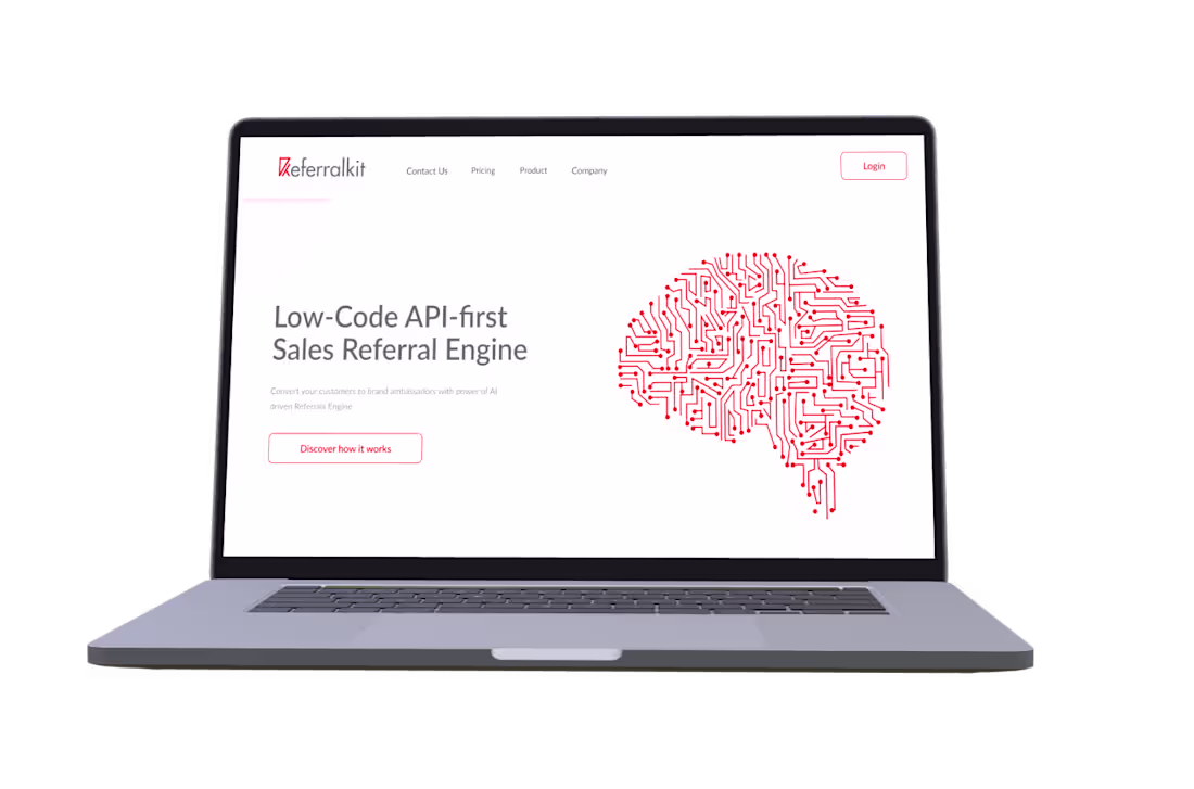 Cover image for Referralkit Homepage Design