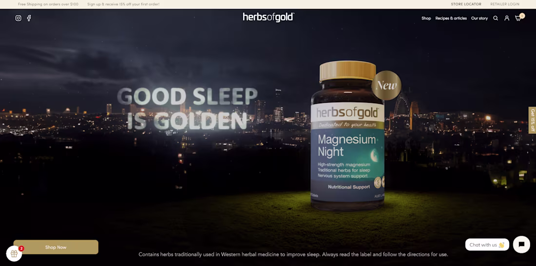 Cover image for Herbs of gold | Shopify Development 