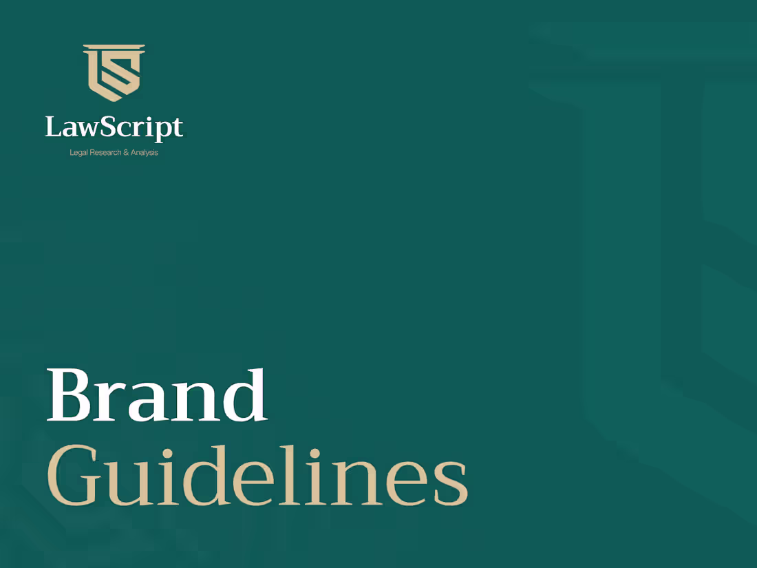 Cover image for Branding - Lawscript