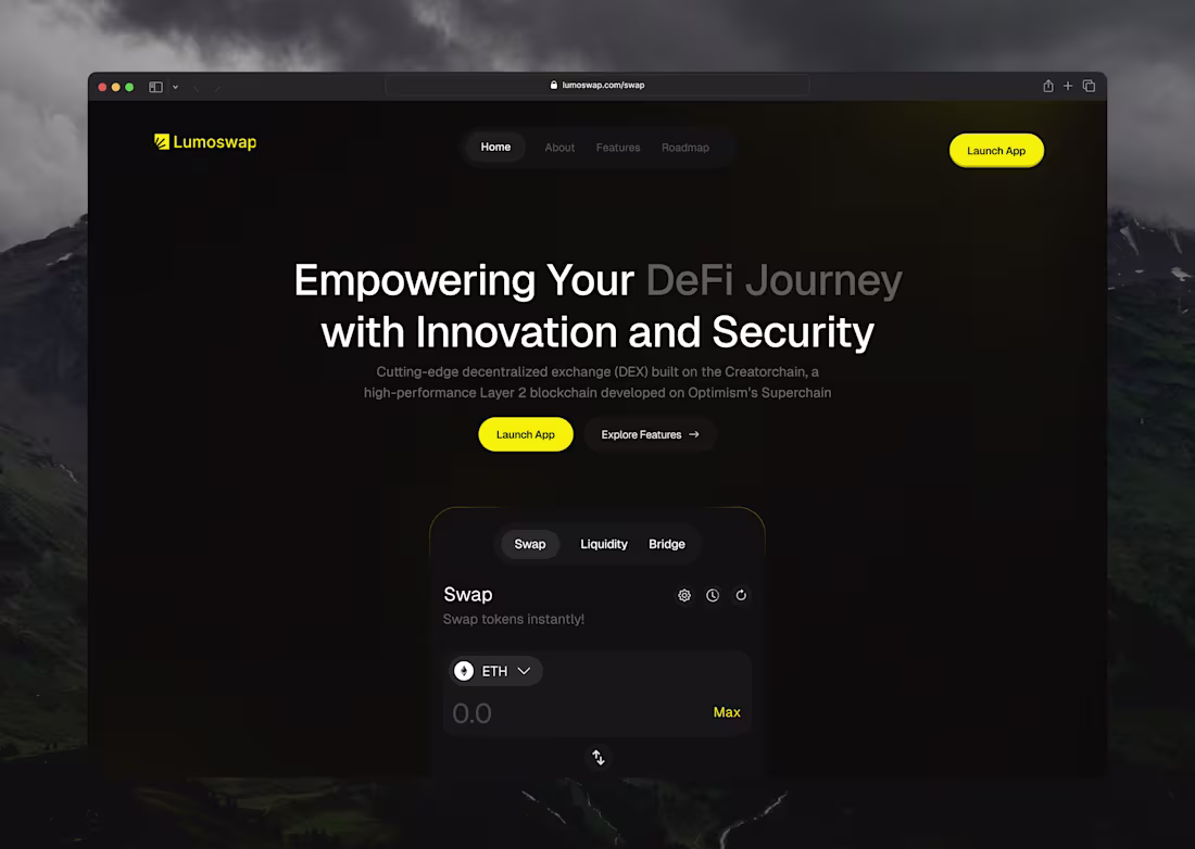 Cover image for Web3 DEX - Lumoswap