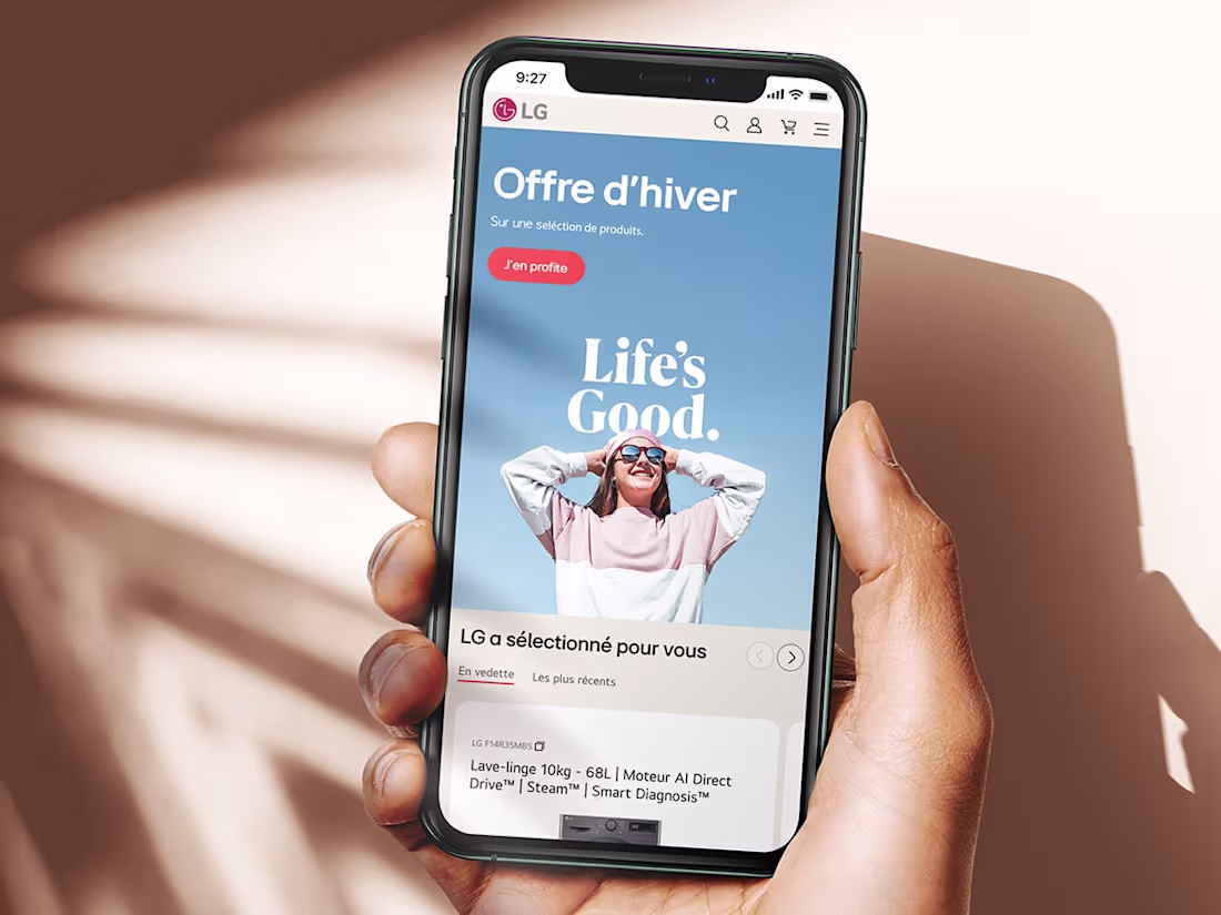 Cover image for LG France -  Web Visual Creations (Banner, Social, Newsletter..)