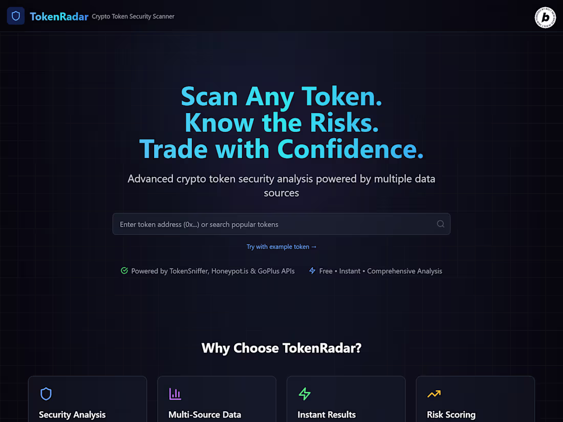 Cover image for Crypto Token Security Analysis Tool Development