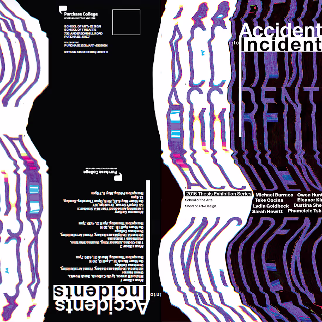 Cover image for MFA Thesis Catalogue + Mailing Pamphlet