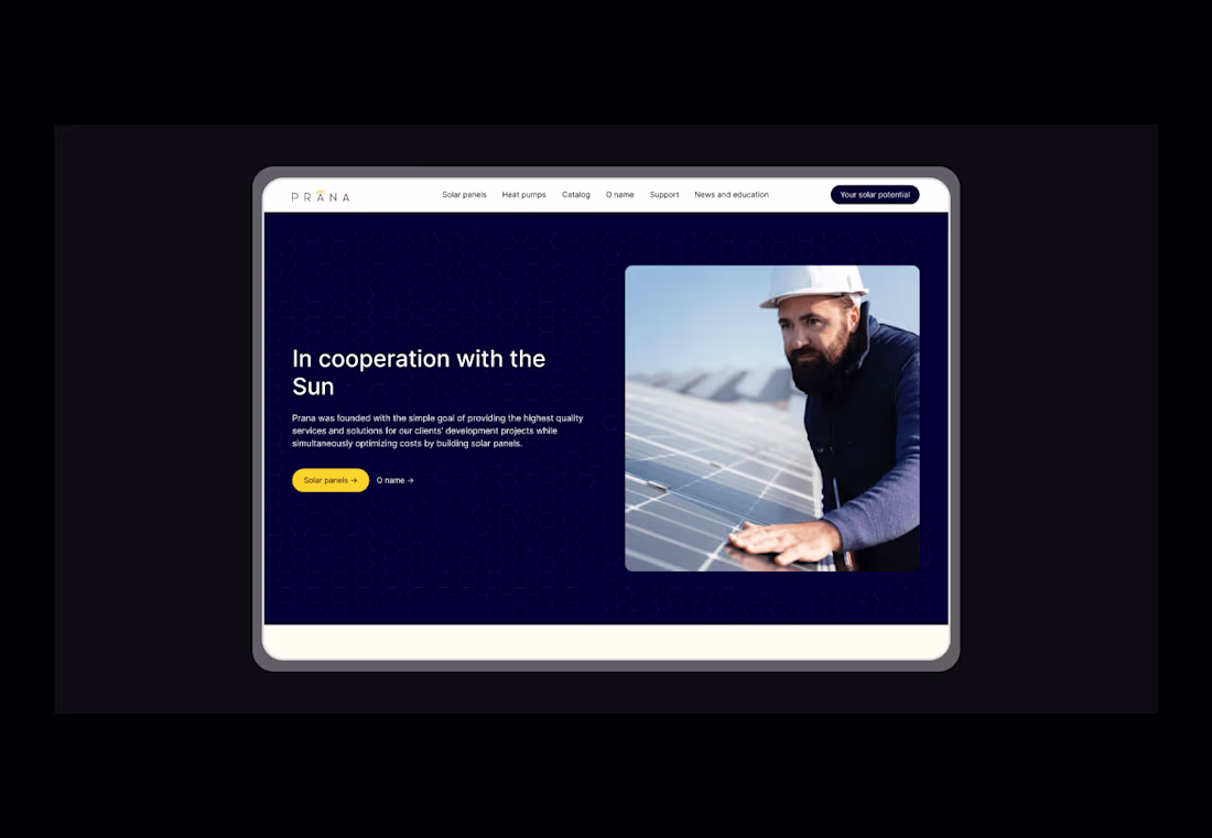 Cover image for Prana - solar system solutions