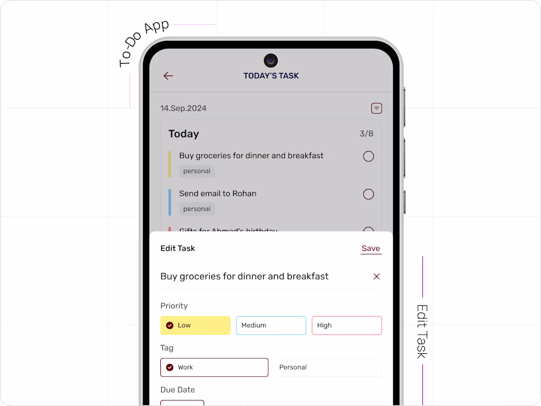 Cover image for Task Management App UI – Intuitive To-Do List Experience 📋