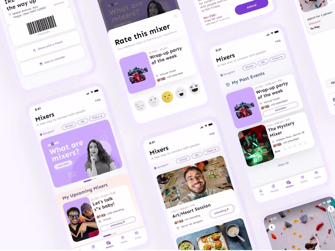 Cover image for Mingout Mixers - Optimising the UX to increase retention