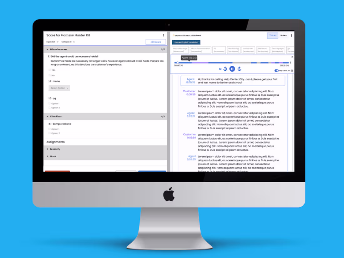 Cover image for  Audio Transcript Experience