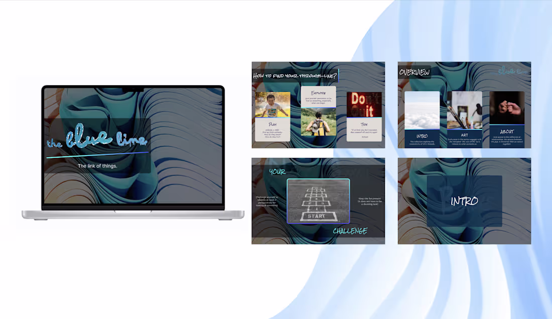 Cover image for The Blue Line: Educational Workshop Presentation