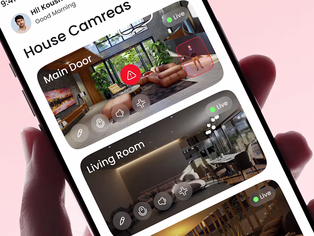 Cover image for AI Security Camera App —